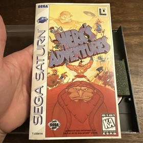 Herc's Adventures (Sega Saturn, 1997) Complete CIB - Tested - Authentic