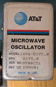 AT&T DRO Microwave Oscillator for 8.2 GHz, Tested & Working!