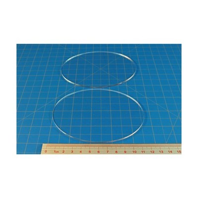 Litko Mini Base 3mm Thick Oval Bases - 90x120mm (2) New