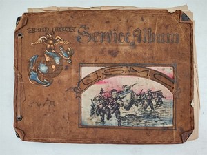 1940s WWII USMC PHOTO ALBUM rockfall ct ARABASZ pacific SEVERED HEAD diary