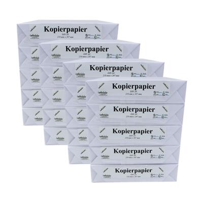 10000 Blatt A4 HighWhite Kopierpapier Laserdrucker Fax Copy Paper