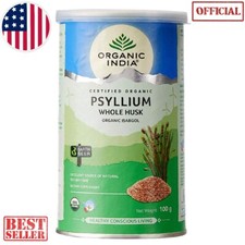 Psyllium Organic India OFFICIAL 6 Box 600 gram Entire Gastrointestinal 