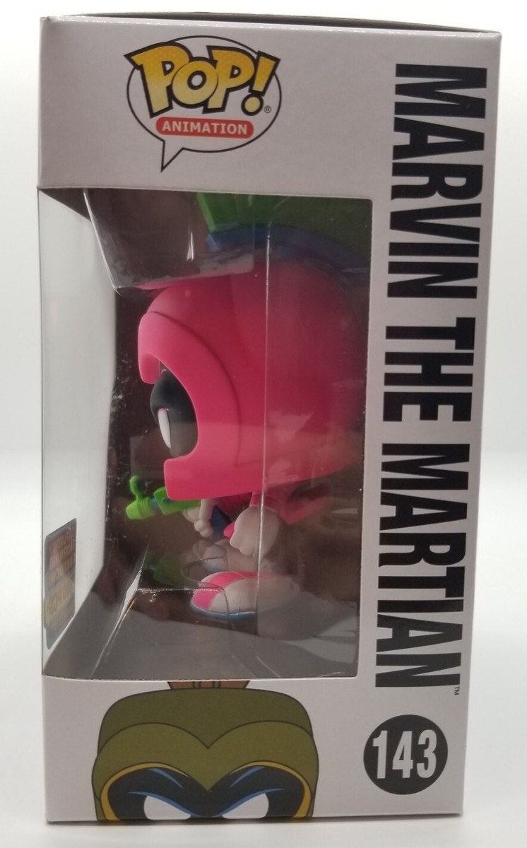 Funko Pop! Duck Dodgers Pink Marvin the Martian #143 SDCC Funko Pop! Duck Dodgers Pink Marvin the Martian #143 SDCC