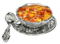 Arthur Court Designs Grape 3-piece Condiment Set Arthur Court Designs Grape 3-piece Condiment Set