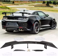 ZL1 1LE Style Trunk Spoiler Wing for 2016-2023 Chevy Camaro LT/RS/SS Gloss Black