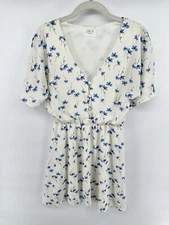 Sienna Sky Surmmer Dress Women's Small Multicolor Floral Short Sleeves