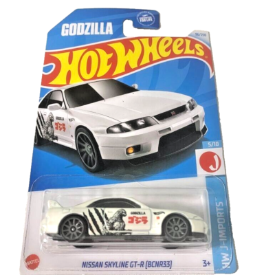 HOT WHEELS 2024 NISSAN SKYLINE GT-R (BCNR33) 96/250 HTC44 GODZILLA