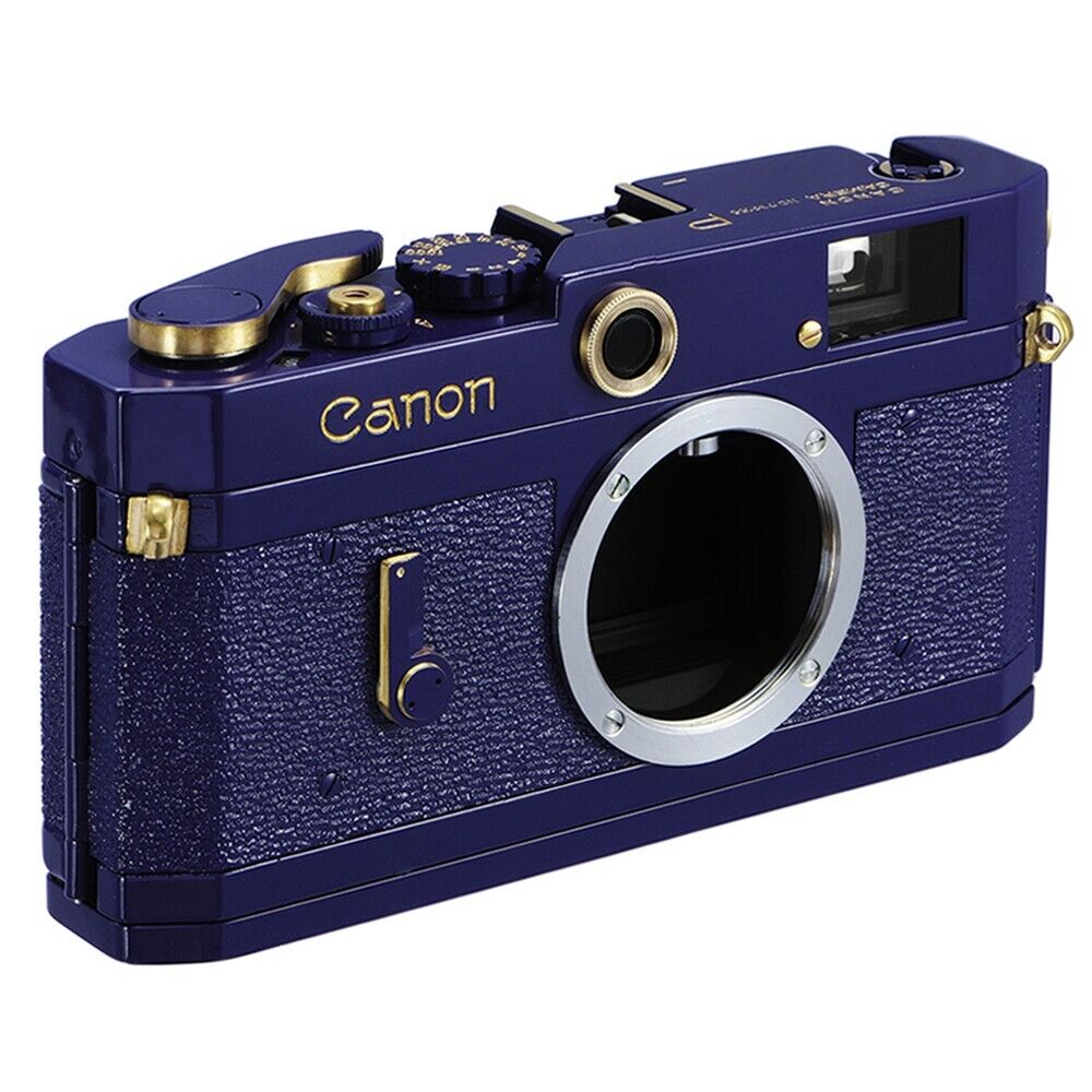 kwartaal interieur Rechthoek CANON P FILM CAMERA DELUXE SERIES REPAINTED GLOSSY PURPLE W/ BRASS DETAIL  CLA'd | eBay