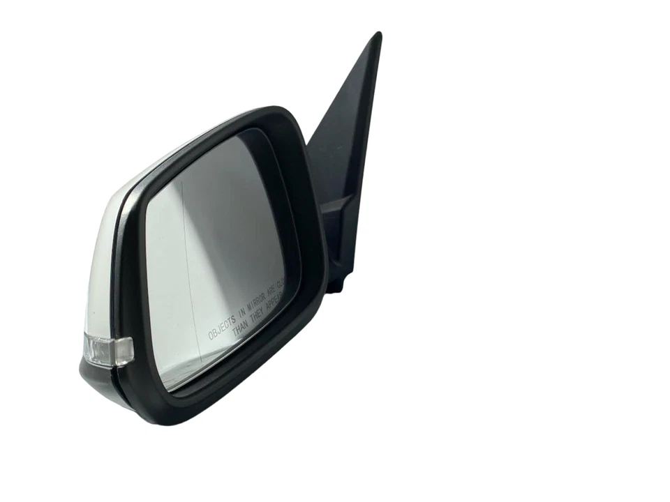 #164 ESPEJO RETROVISOR LADO IZQUIERDO BLANCO CON INTERMITENTE PARA BMW X1 2013 2014 2015 Foto 3 de 4