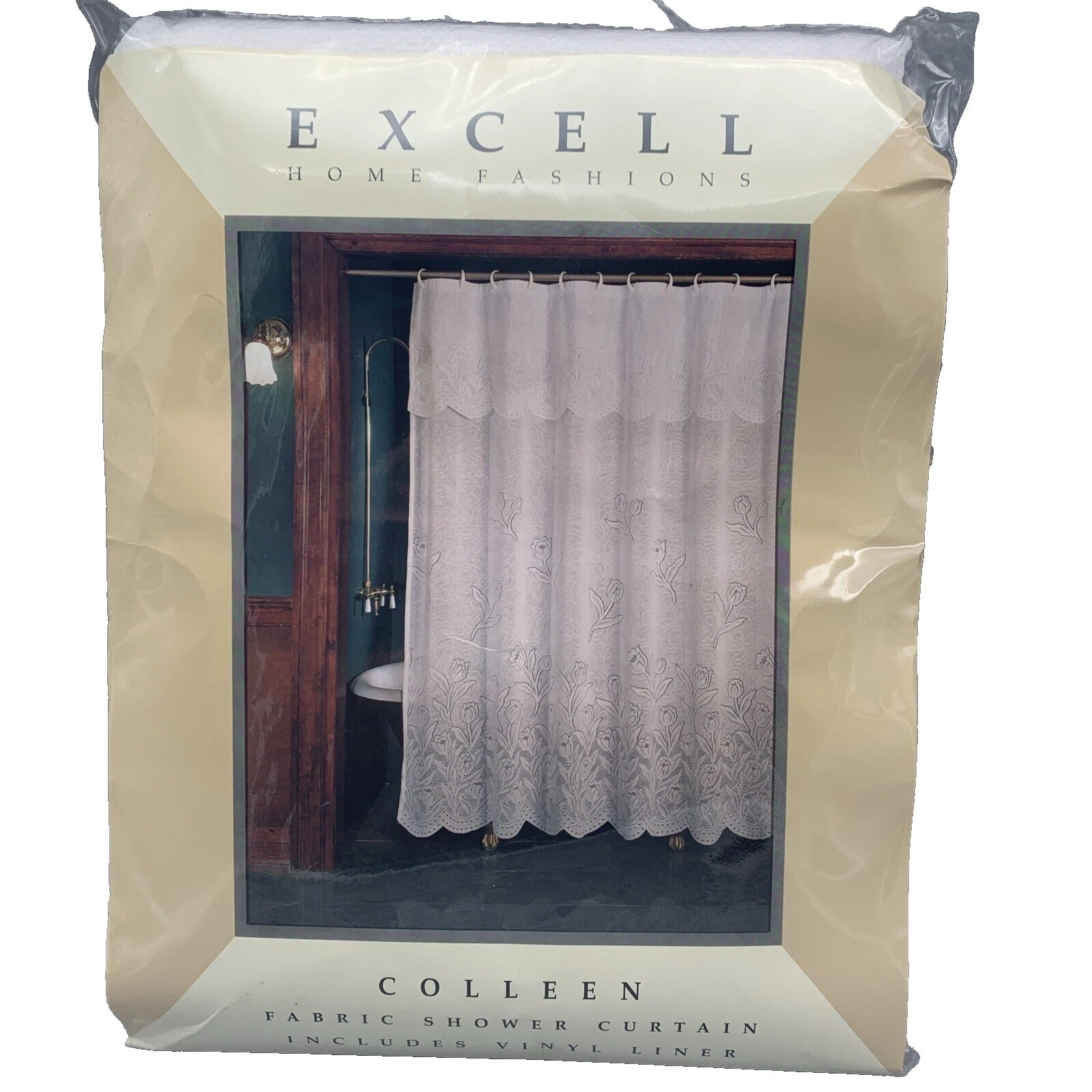 Ex-cell Multicolor Fabric Shower Curtains