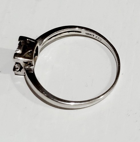 ANILLO DE ORO BLANCO CON DIAMANTES, peso diamantes 0,15CT peso total - Imagen 3 de 5