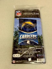 Wincraf NFL Factory Sealed San Diego Chargers 27"x37" Vibrant Vertical Team Flag