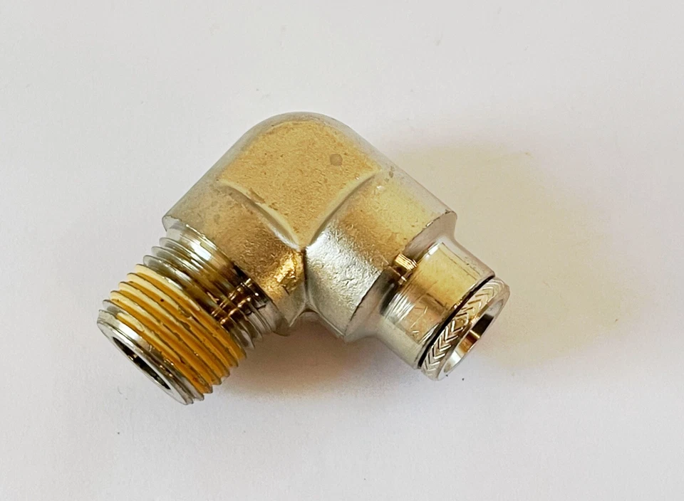 (2) NORGREN DOT Male Elbow 3/8" Tube OD X 3/8" NPT Male Push-to-Connect Fitting - Image 3 of 4