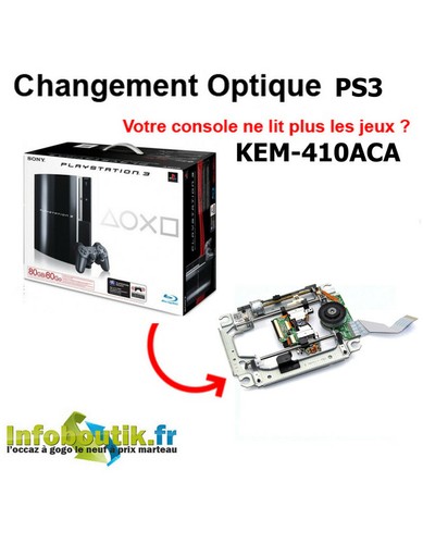 Lentille Bloc Optique PS3 KES-400AAA – Pièce Détachée Neuve Pour PS3 Fat