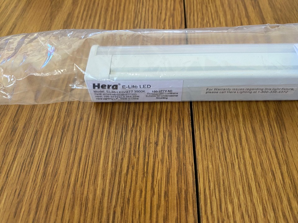 Hera E-Lite LED Lighting EL46-LED 3500k Under Cabinet Light Bar w ...
