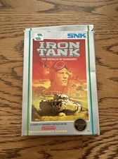 Iron Tank (Nintendo NES SNK 1988) Empty Box Only with Foam Insert