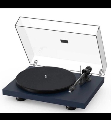 Pro-Ject Debut Carbon Evo Satin Blue Turntable ONLY 10 Hours Of Use Box included