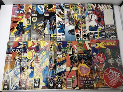 Huge Lot Of 17 Vintage Misc. Marvel X-Men Comic Books X Factor, Classic, ETC.