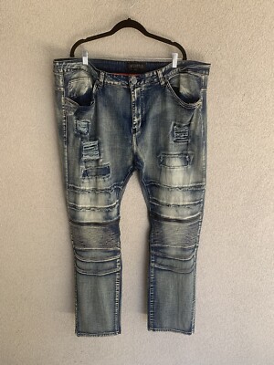 Encrypted Mens Jeans 46x34 Skinny Fit 