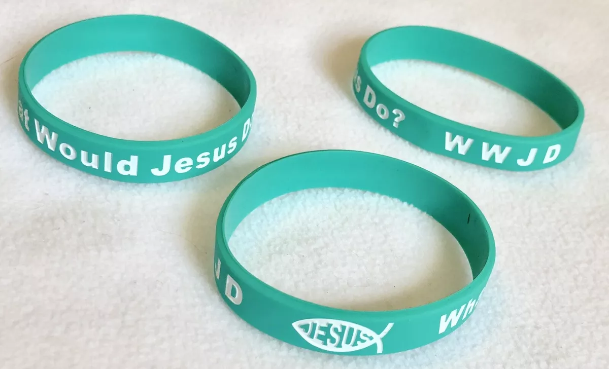 Blessings En Route | Jewelry | 24 Wwjd Jesus Rubber Silicone Wristbands  Bracelets | Poshmark