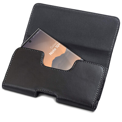 For Samsung Galaxy Note 10 Plus Pouch Belt Holster Holder PU