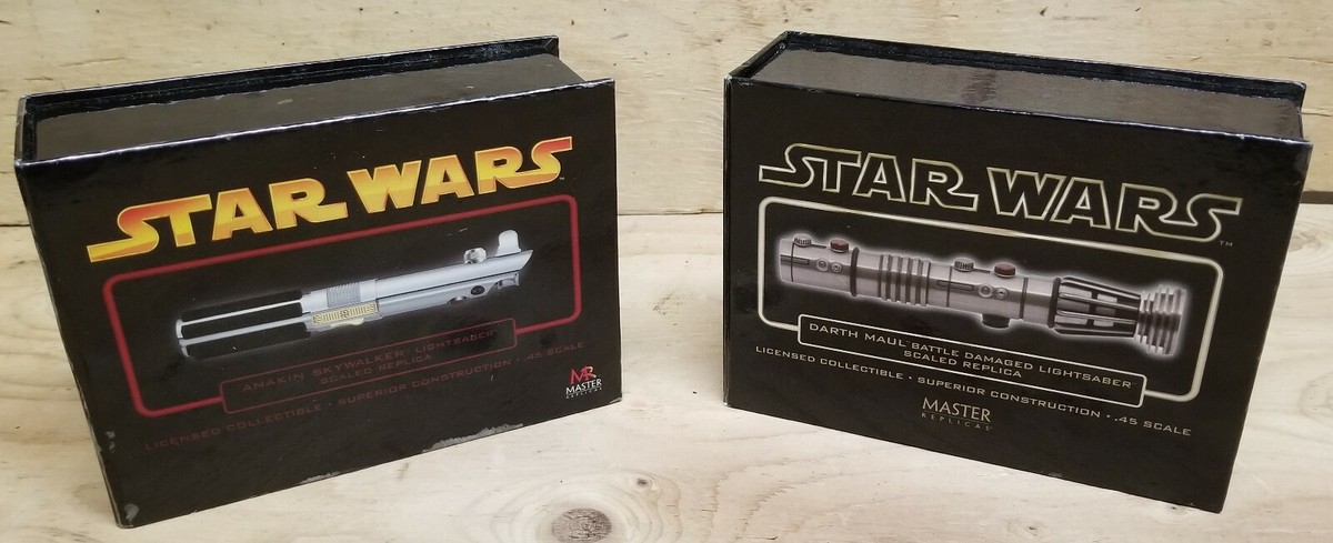 マスターレプリカ .45スケール ライトセーバー 3種セット スターウォーズ STAR WARS Master Replicas .45 Scale LightSabers Lot Of Two | eBay