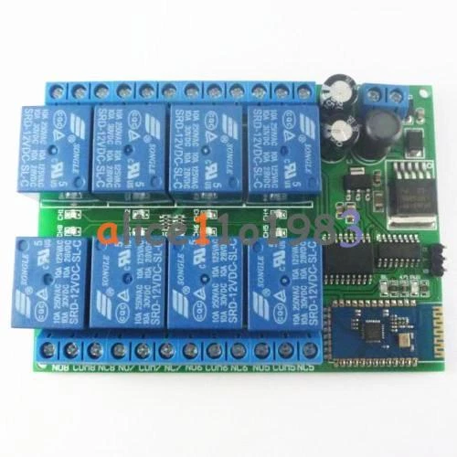 8 Kanal 12V Bluetooth Relais Android Handy Fernbedienung Schalter Motor Licht - Bild 4 von 4