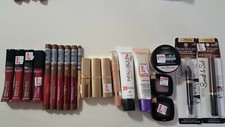 NIP: 20 Piece Lot of Loreal Cosmetics; Lip/ Eye and Face