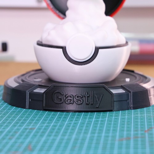 Gastly 3D Printed Pokemon Luminous New 2.1 Humidifier Cool Desk Decor Handmade - Picture 8 of 13