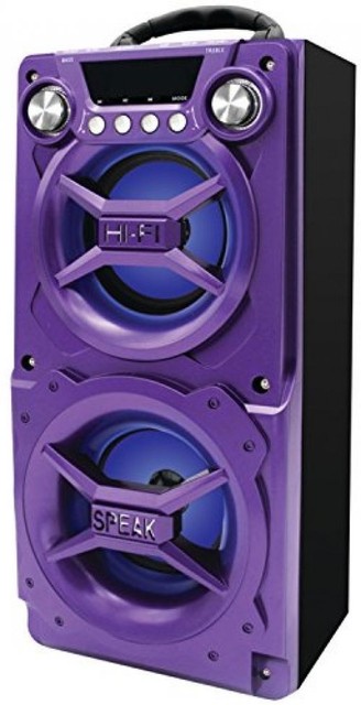 purple bluetooth speaker