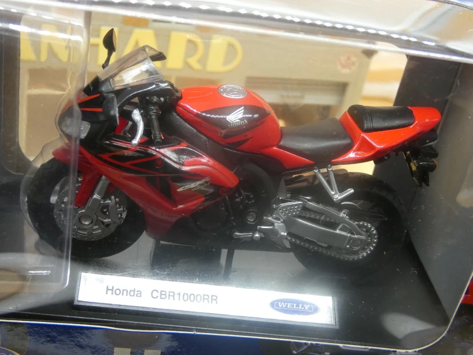 HONDA CBR 1000 RR 1/18éme WELLY Neuf Boite d'Origine - Photo 3/4