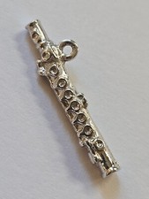 Sterling Silver CLARINET Charm Musical Instrument Flutist Gift VINTAGE