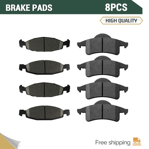 Front & Rear Disc Ceramic Brake Pads for 1999 2000 2001 2002 Jeep Grand