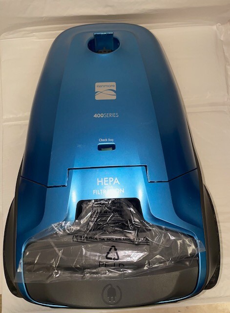 Kenmore BC3005 400 Series Vacuum Canister Only Blue with New Bag