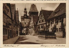 CPA AK Rothenburg Rodergasse mit Markusturm GERMANY (1077222)
