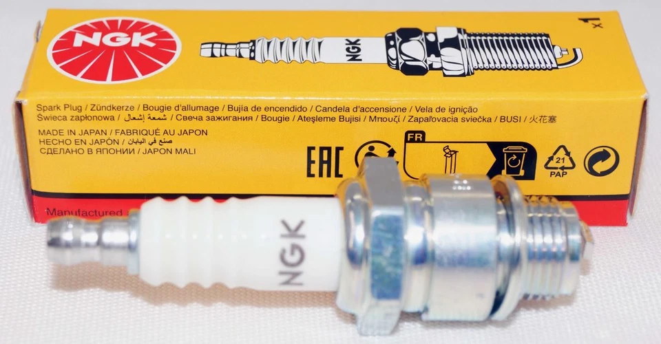 Paquete de 8 bujías de níquel NGK 3212 auténticas genuinas B6L Foto 2 de 4