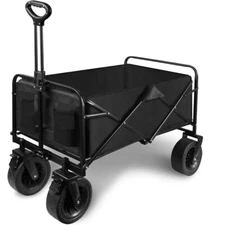 ColourTree Foldable Portable Utility 240L Capacity Wagon Garden Cart 