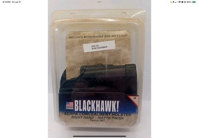 BLACKHAWK SERPA Concealment Holster - Matte Finish, Size 29, Right Hand, (Taurus