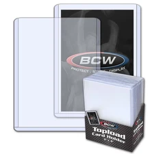 BCW Toploader Card Holders – Standard, Premium & Thick Sizes (Ships Fast)