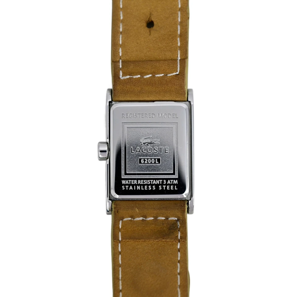 Lacoste Ladies Tank Club White Leather 30mm ref LAW6200L32 - Image 3 of 4