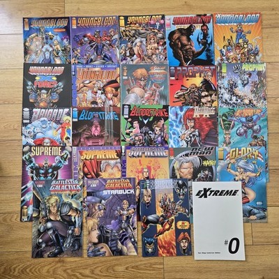 Youngblood Prophet Bloodstrike Supreme Glory 24 Comic Lot Rob Liefeld Image