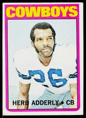 Herb Adderley, 1972 Topps, #66, Dallas Cowboys,