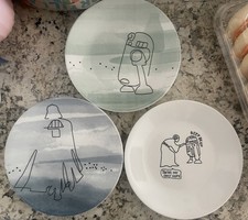 corelle star wars plate set of 3