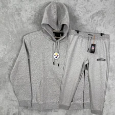Hugo Boss x NFL Steelers Grey Tracksuit Set Men’s Size L New with Tags