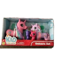 Kid Connection Miniature Unicorn Playset, 16 Pieces - Brand New