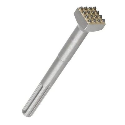SDS Max 16-Teeth Carbide Point Bush Hammer Chisel Drill Bit For Concrete Stone