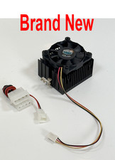 VINTAGE Cooler Master Socket 7 CPU Heatsink Fan Pentium MMX AMD K6 3 and 4-Pin