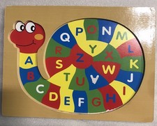 Creative Kids Wooden Learning Puzzle ABC's Ages 4 Teaching