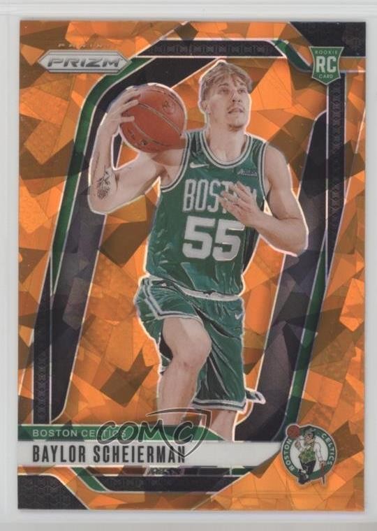 2024-25 Panini Prizm Orange Ice Prizm Baylor Scheierman #236 1fp3