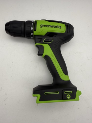 #ad GreenWorks DDG401 Brushless 24V Cordless Drill Driver BRAND NEW Tool Only $34.99